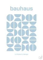 plakat: bauhaus #5 - heavenly blue-bauhaus-A1two3