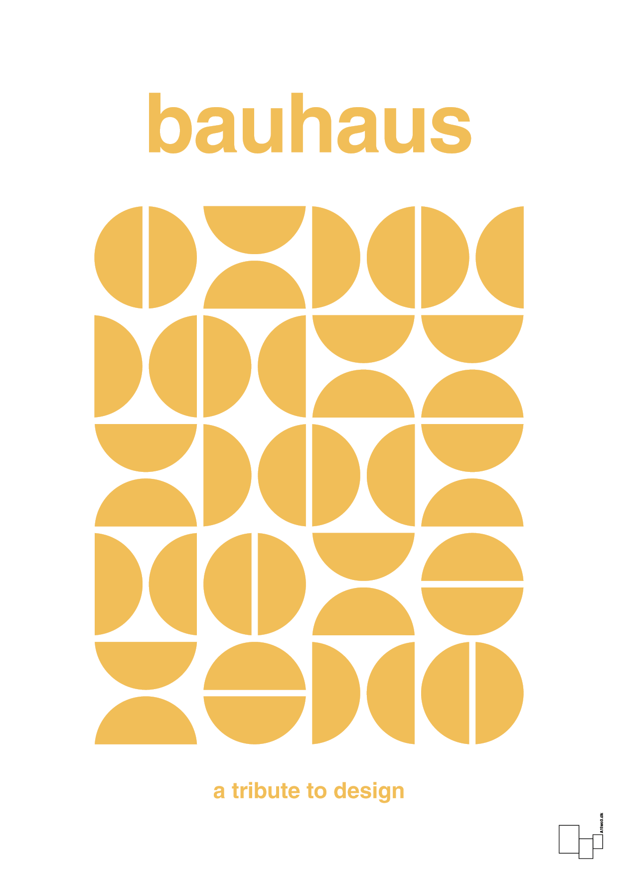 plakat: bauhaus #5 - honeycomb-bauhaus-A1two3