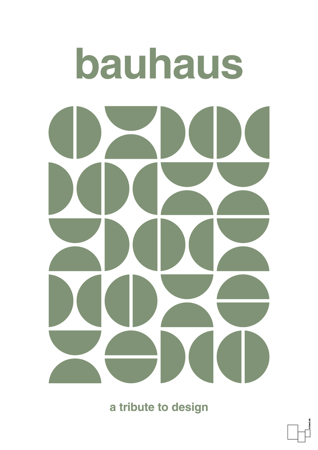 plakat: bauhaus #5 - jade-bauhaus-A1two3