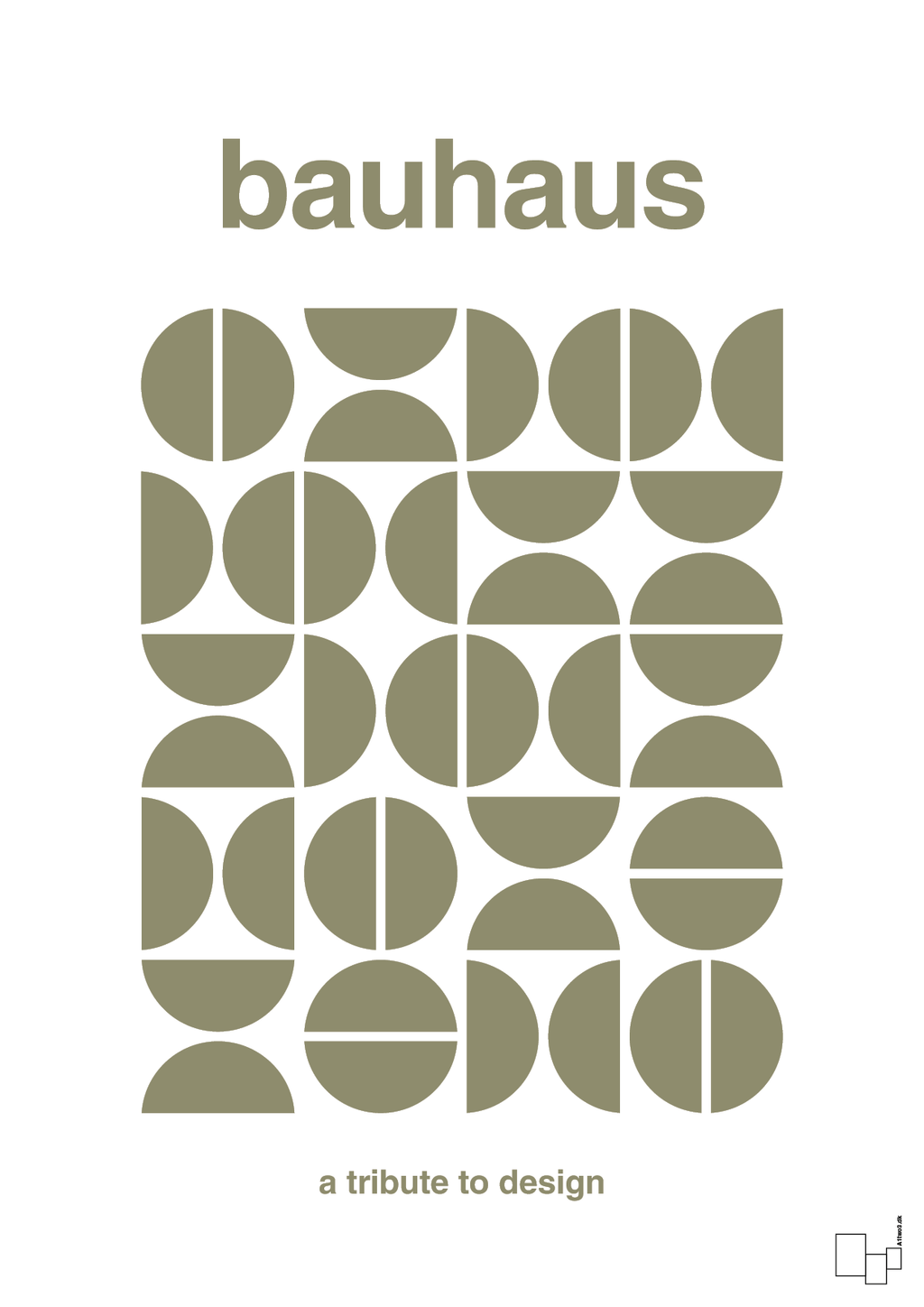 plakat: bauhaus #5 - misty forrest-bauhaus-A1two3