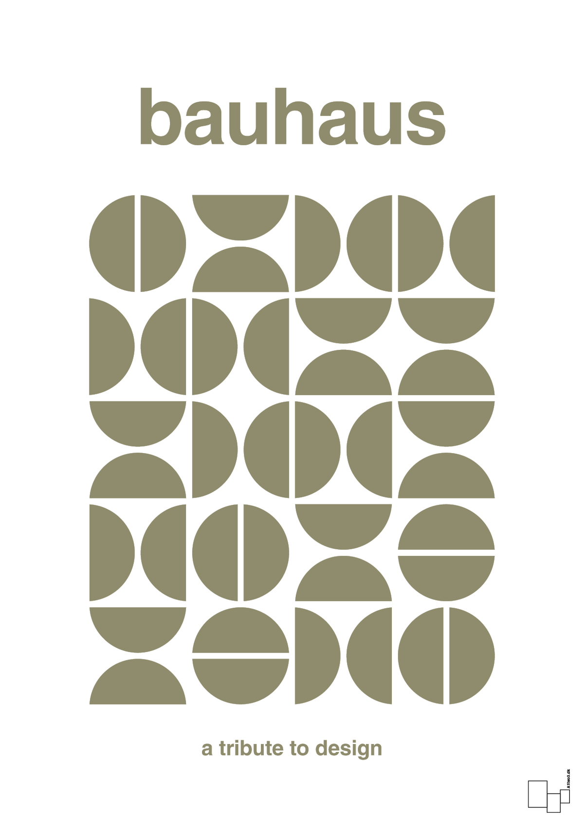 plakat: bauhaus #5 - misty forrest-bauhaus-A1two3