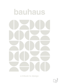 plakat: bauhaus #5 - painters white-bauhaus-A1two3