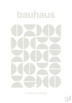 plakat: bauhaus #5 - painters white-bauhaus-A1two3