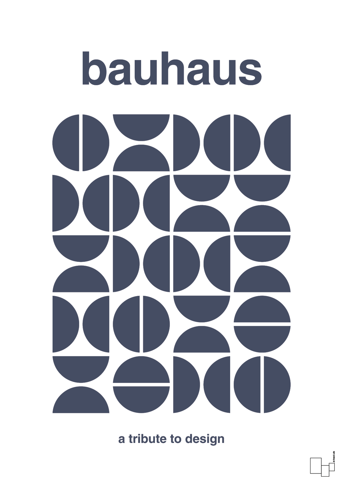 plakat: bauhaus #5 - petrol-bauhaus-A1two3