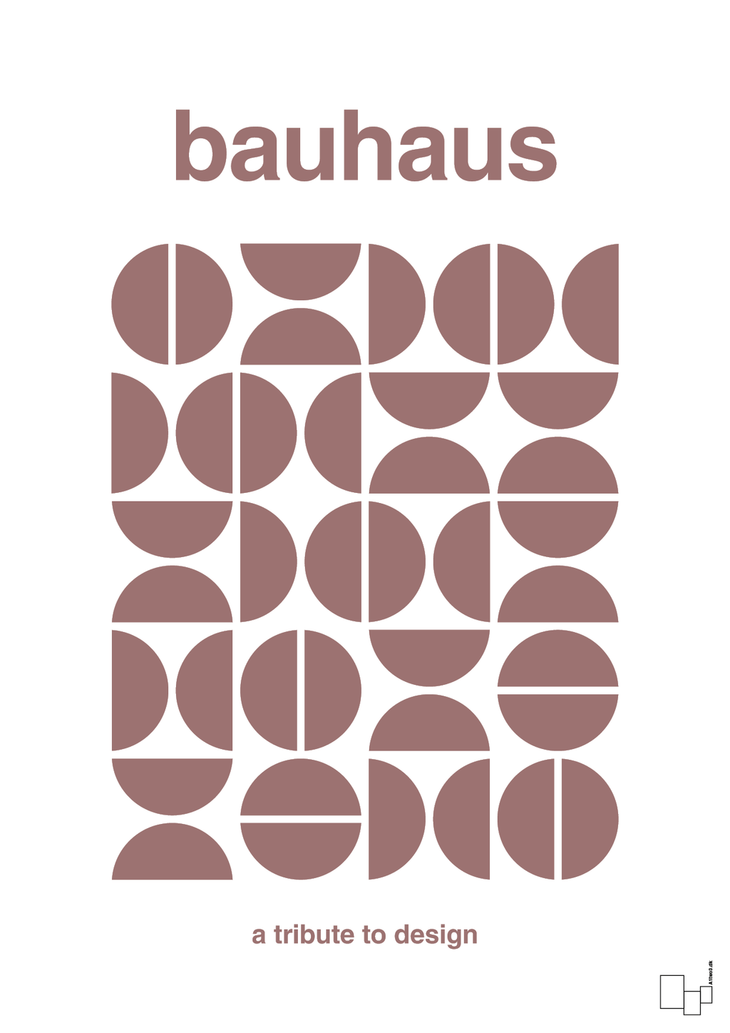 plakat: bauhaus #5 - plum-bauhaus-A1two3