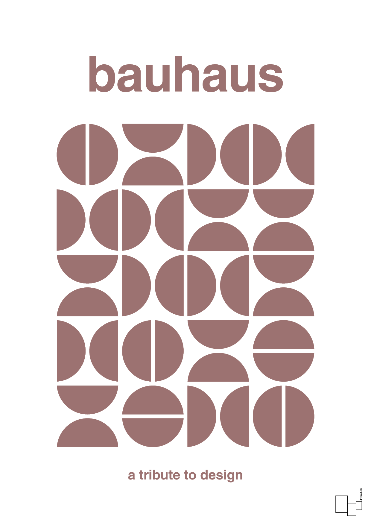 plakat: bauhaus #5 - plum-bauhaus-A1two3