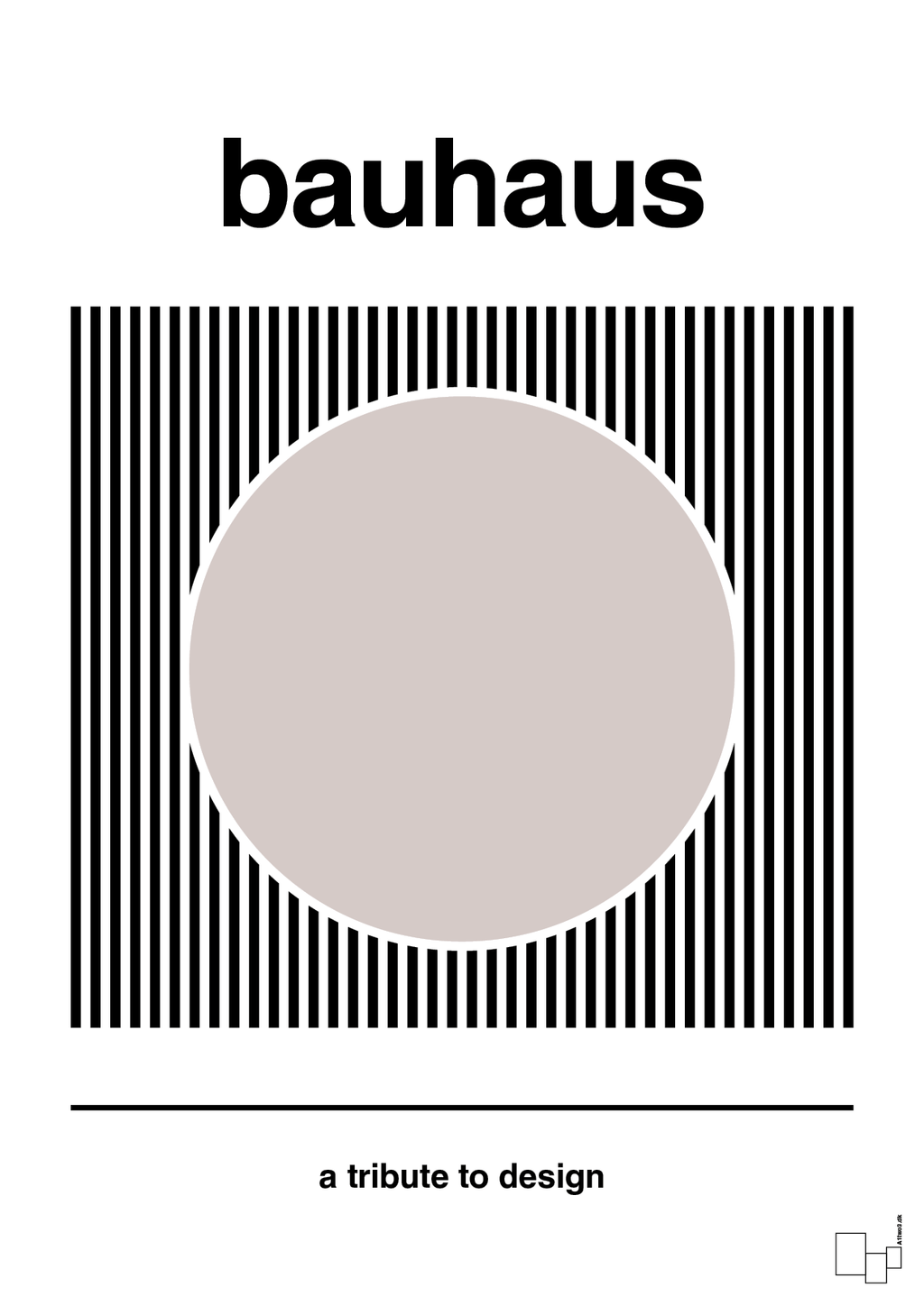plakat: bauhaus #6 - broken beige-bauhaus-A1two3