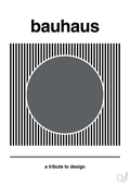 plakat: bauhaus #6 - graphic charcoal-bauhaus-A1two3