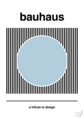 plakat: bauhaus #6 - heavenly blue-bauhaus-A1two3