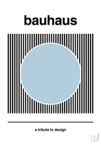 plakat: bauhaus #6 - heavenly blue-bauhaus-A1two3