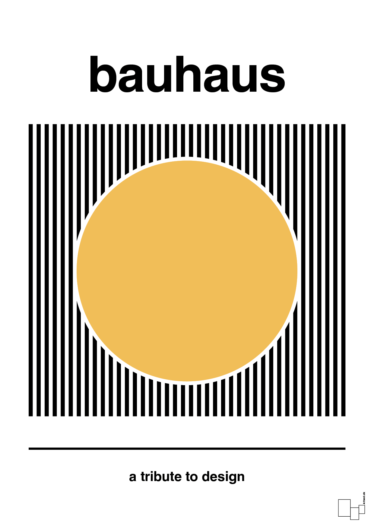 plakat: bauhaus #6 - honeycomb-bauhaus-A1two3