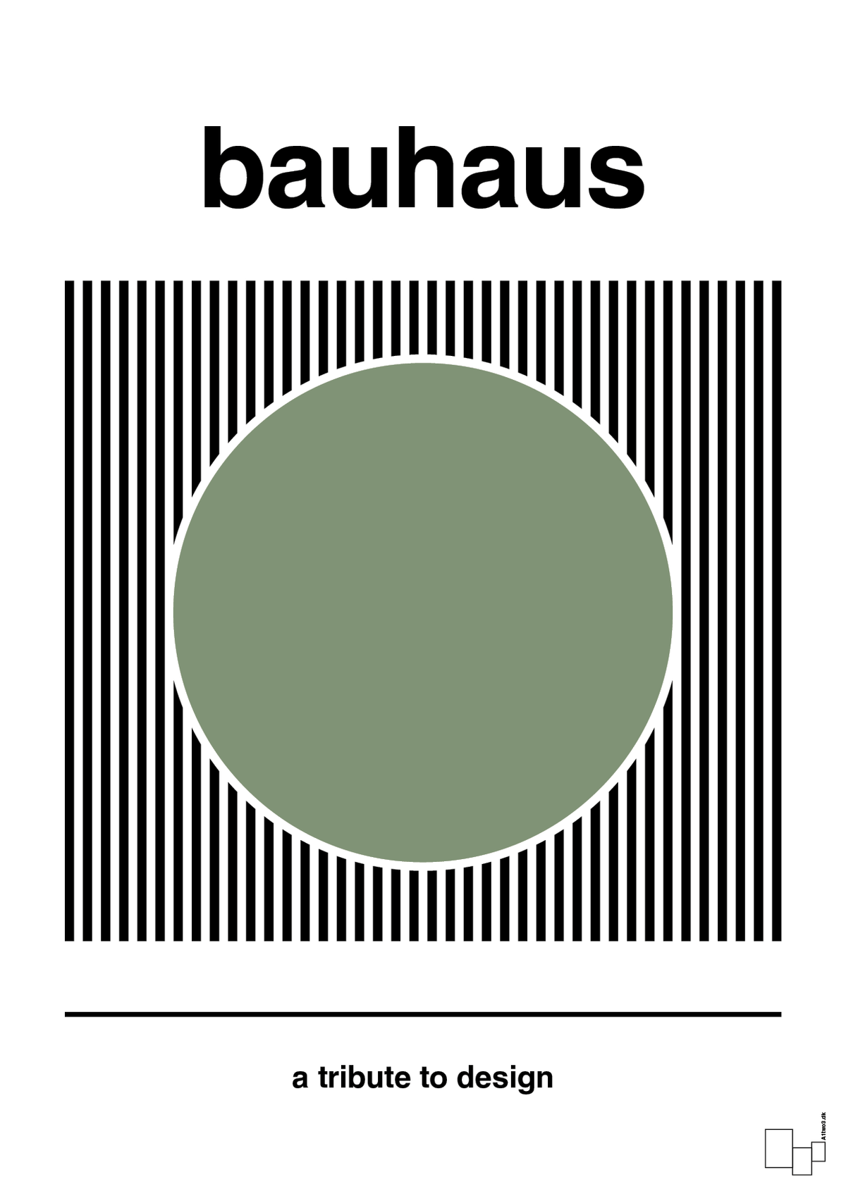 plakat: bauhaus #6 - jade-bauhaus-A1two3