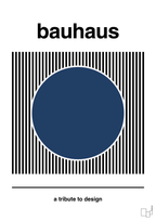 plakat: bauhaus #6 - lapis blue-bauhaus-A1two3