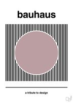 plakat: bauhaus #6 - light rose-bauhaus-A1two3
