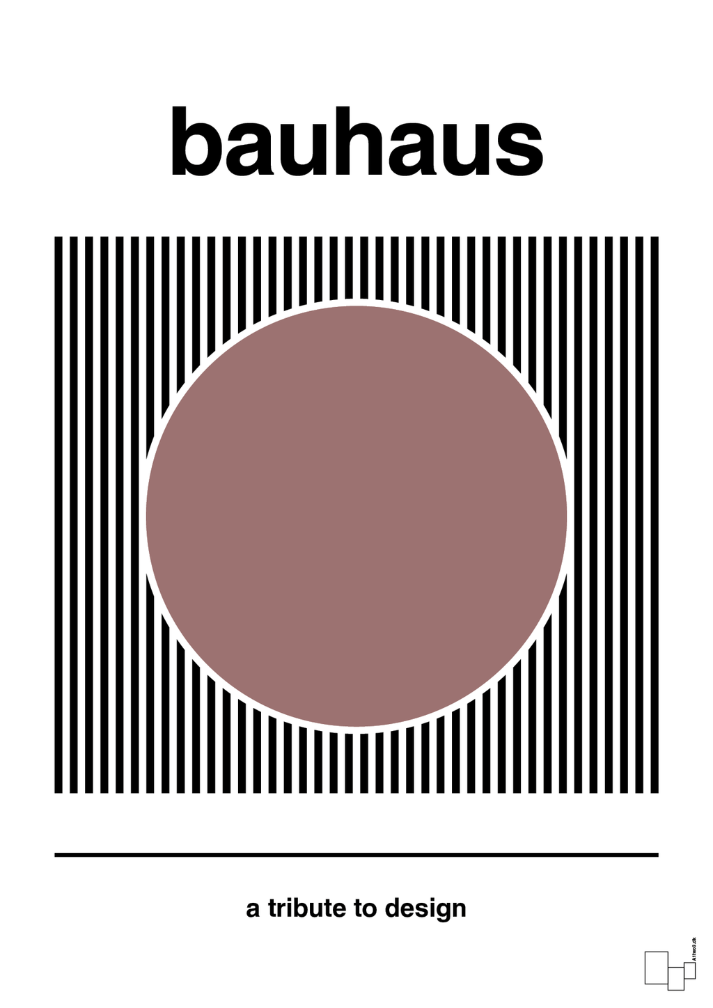 plakat: bauhaus #6 - plum-bauhaus-A1two3