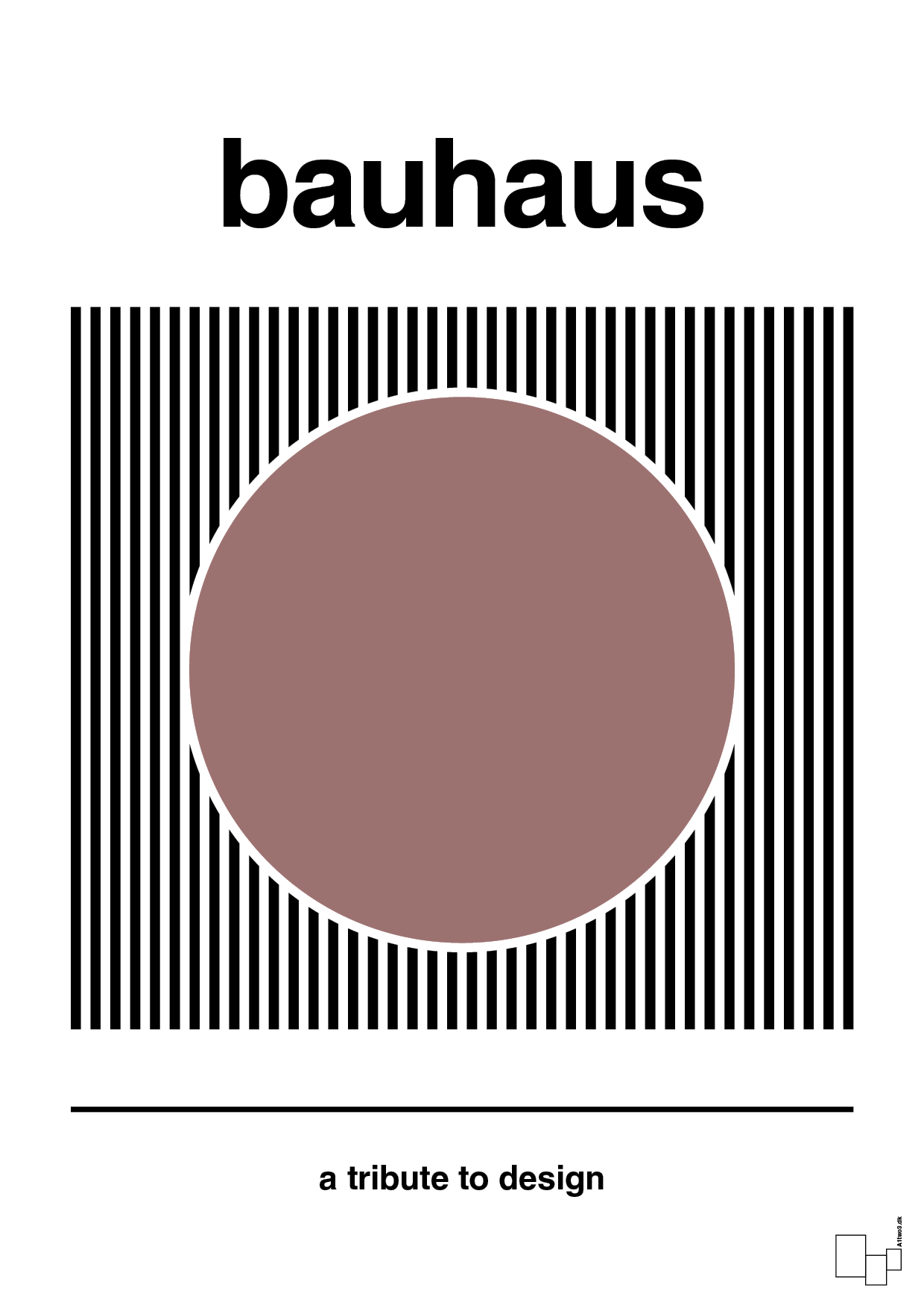 plakat: bauhaus #6 - plum-bauhaus-A1two3