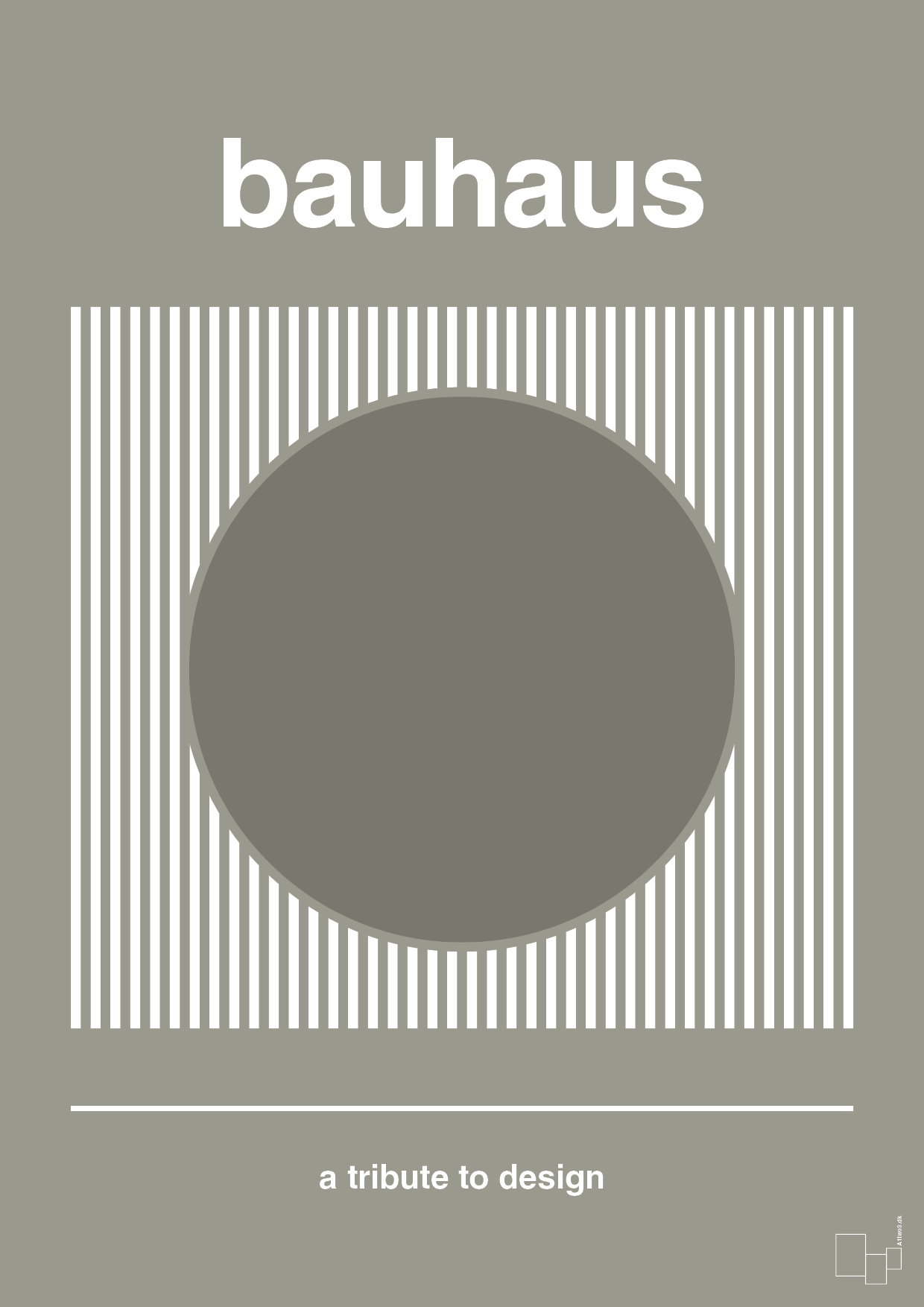 plakat: bauhaus #7 - battleship gray-bauhaus-A1two3