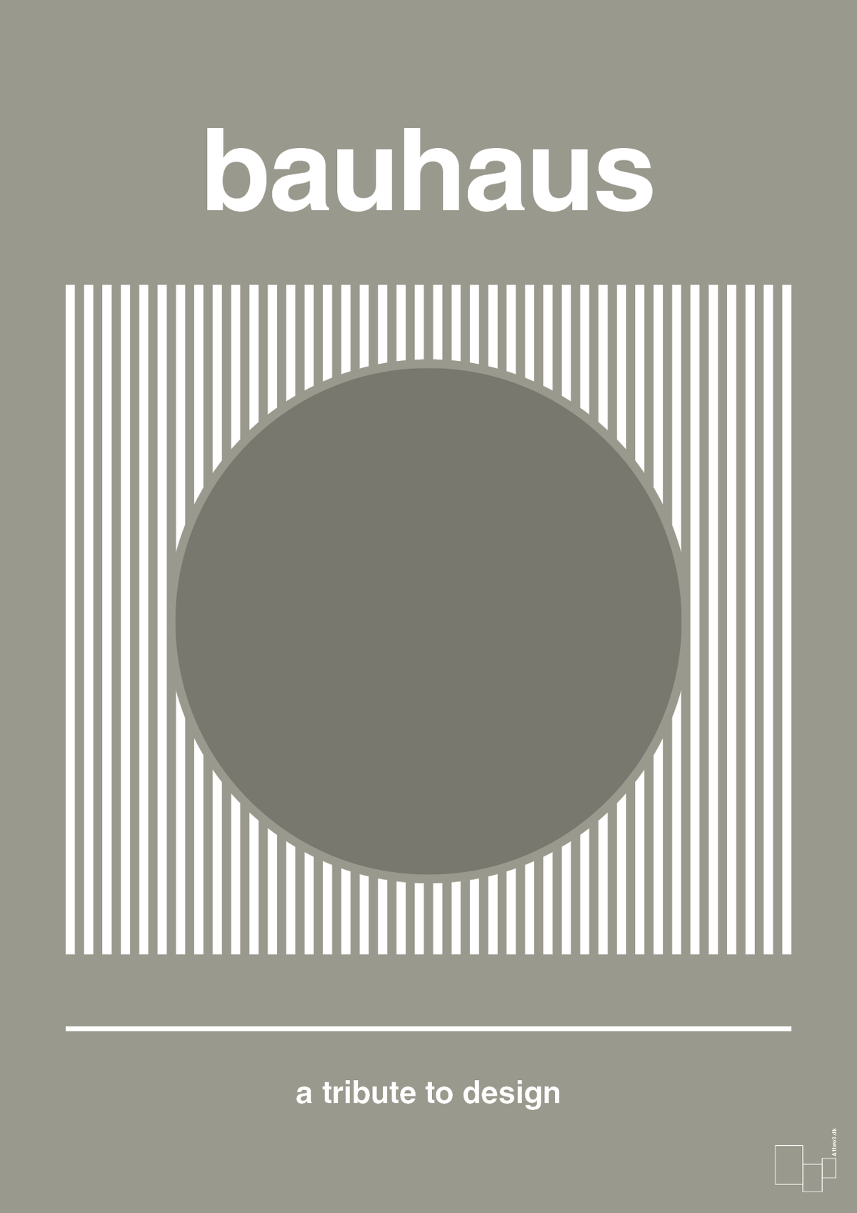 plakat: bauhaus #7 - battleship gray-bauhaus-A1two3