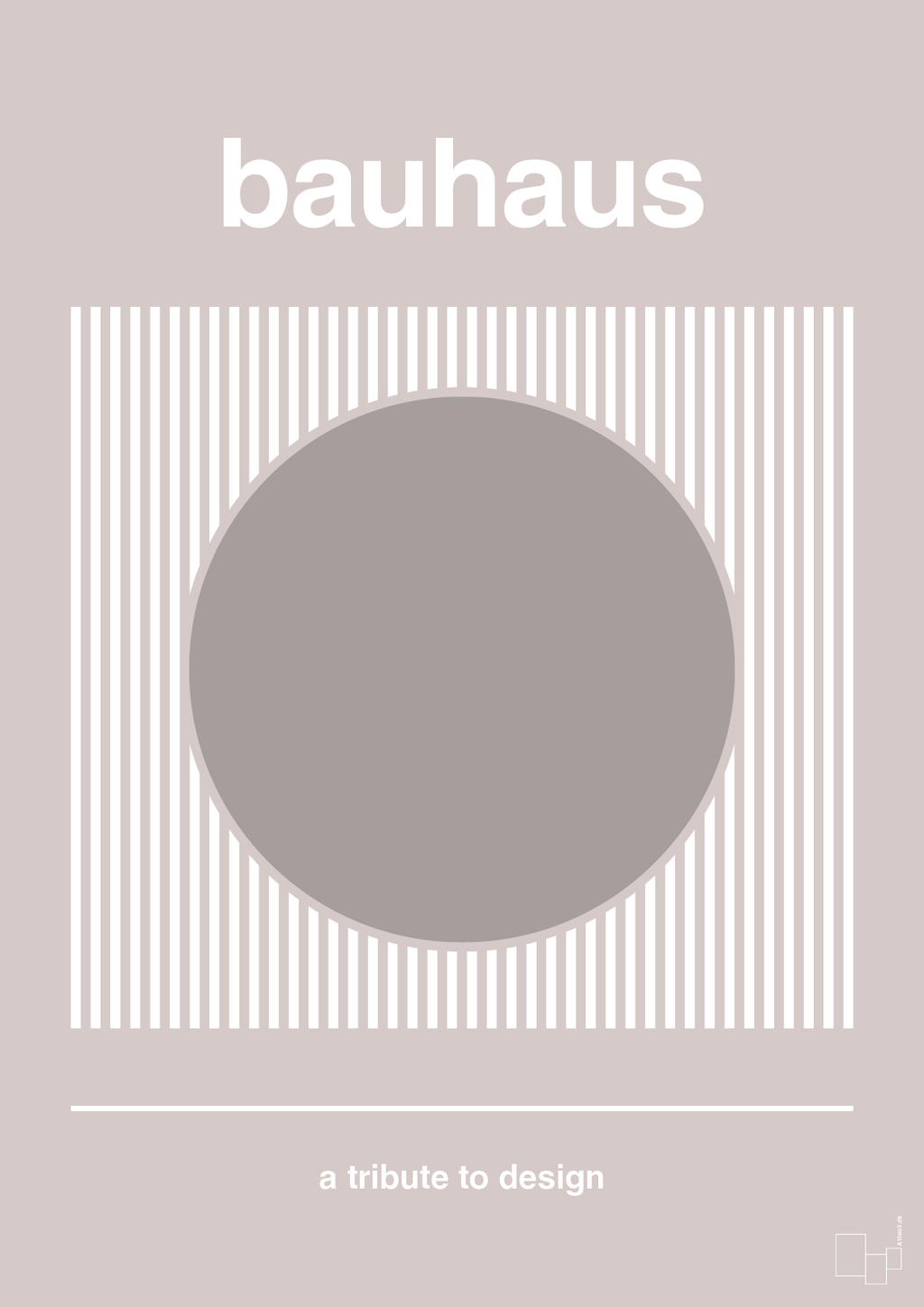 plakat: bauhaus #7 - broken beige-bauhaus-A1two3