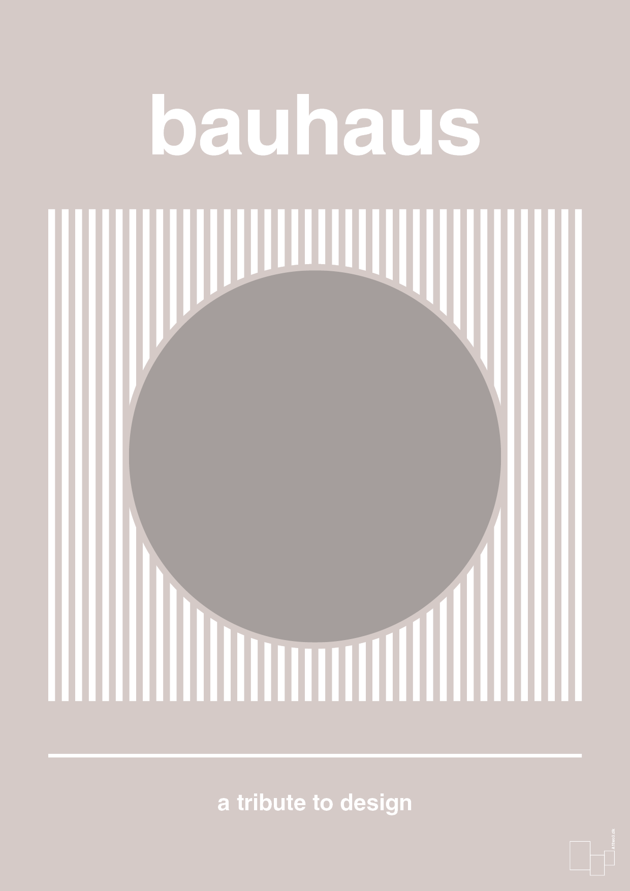 plakat: bauhaus #7 - broken beige-bauhaus-A1two3