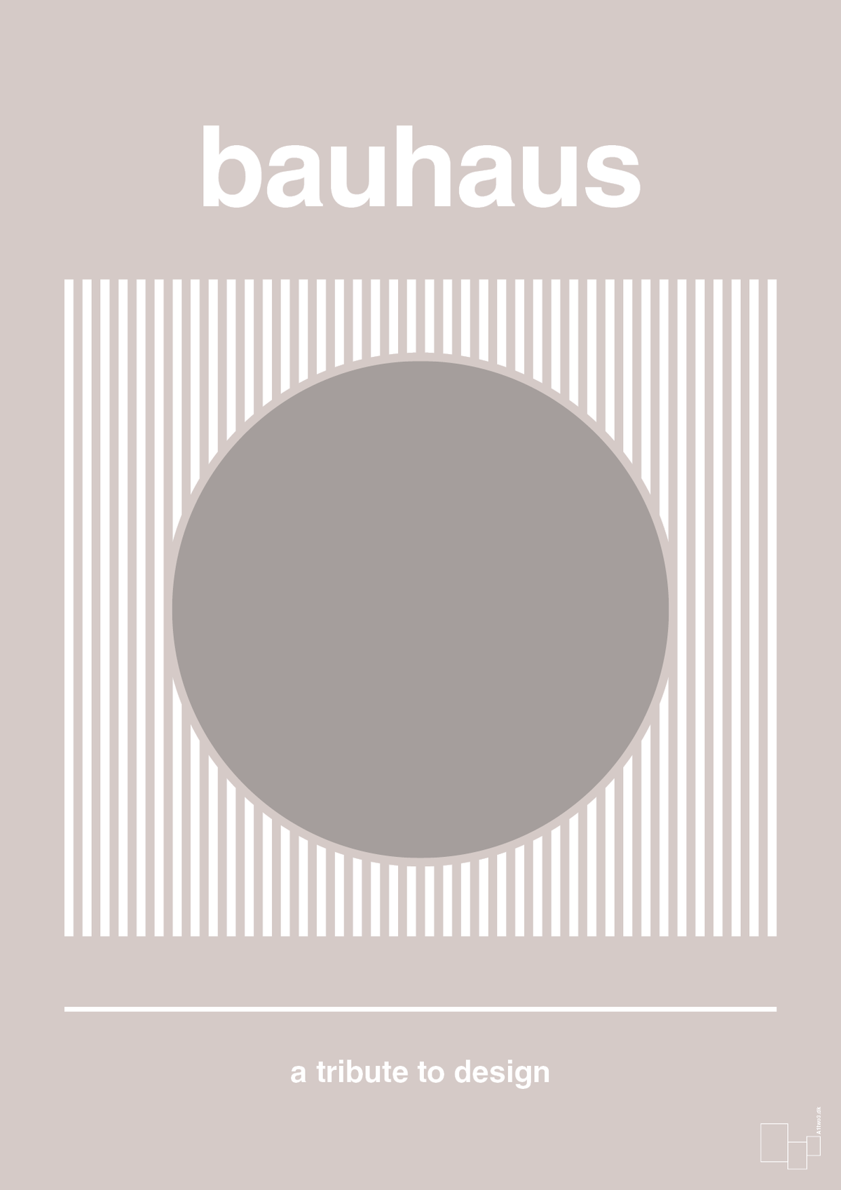plakat: bauhaus #7 - broken beige-bauhaus-A1two3