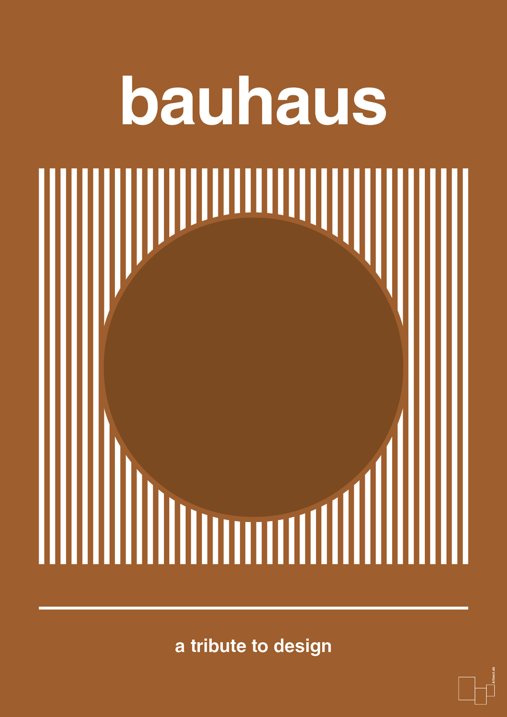 plakat: bauhaus #7 - cognac-bauhaus-A1two3