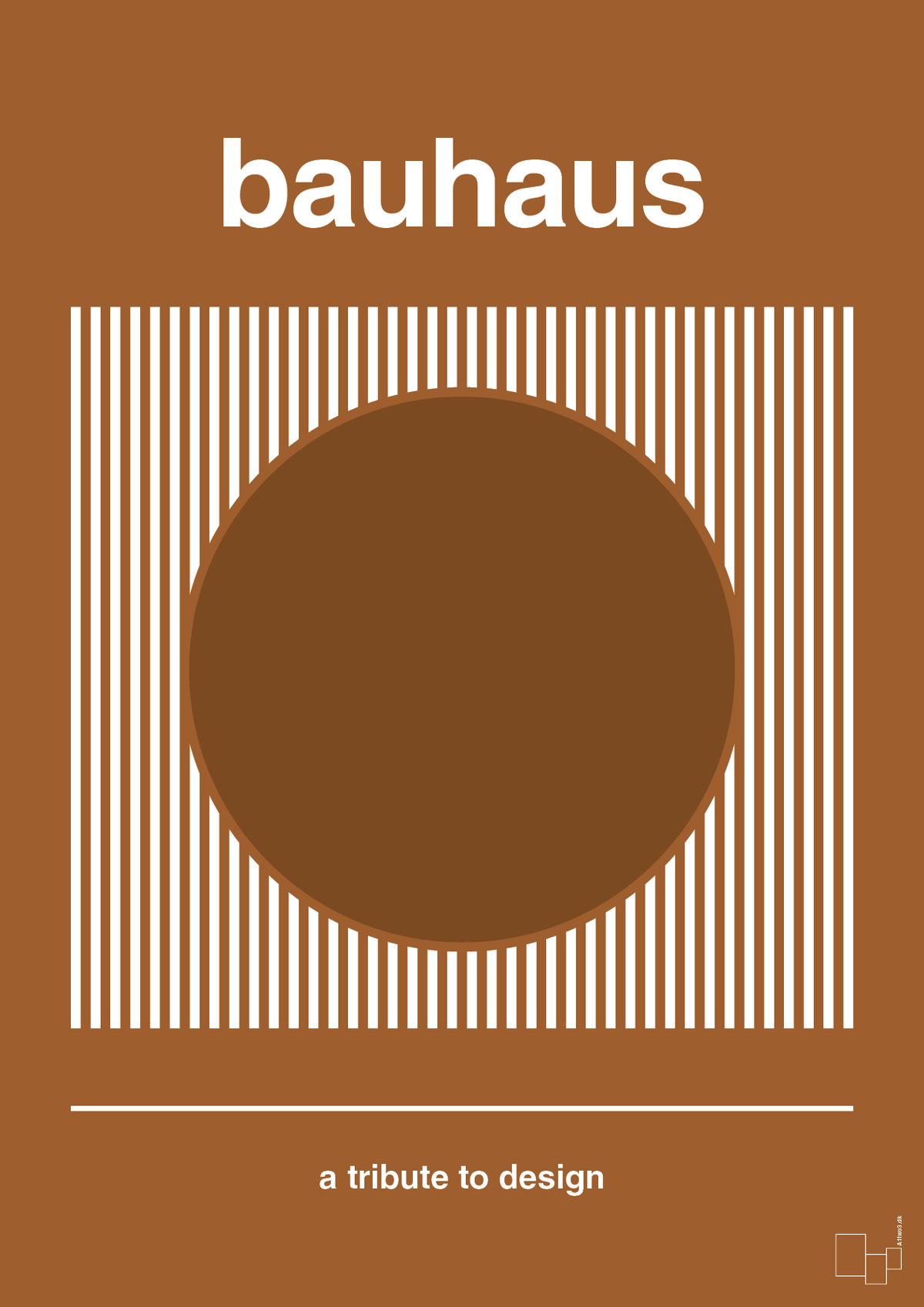plakat: bauhaus #7 - cognac-bauhaus-A1two3