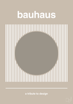 plakat: bauhaus #7 - creamy mushroom-bauhaus-A1two3