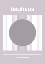 plakat: bauhaus #7 - dusty lilac-bauhaus-A1two3