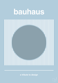 plakat: bauhaus #7 - heavenly blue-bauhaus-A1two3