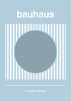 plakat: bauhaus #7 - heavenly blue-bauhaus-A1two3