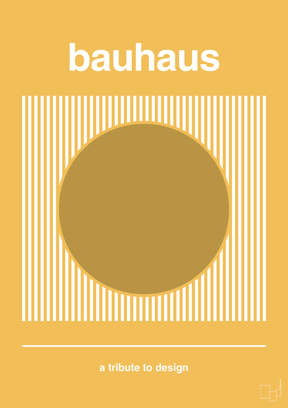 plakat: bauhaus #7 - honeycomb-bauhaus-A1two3