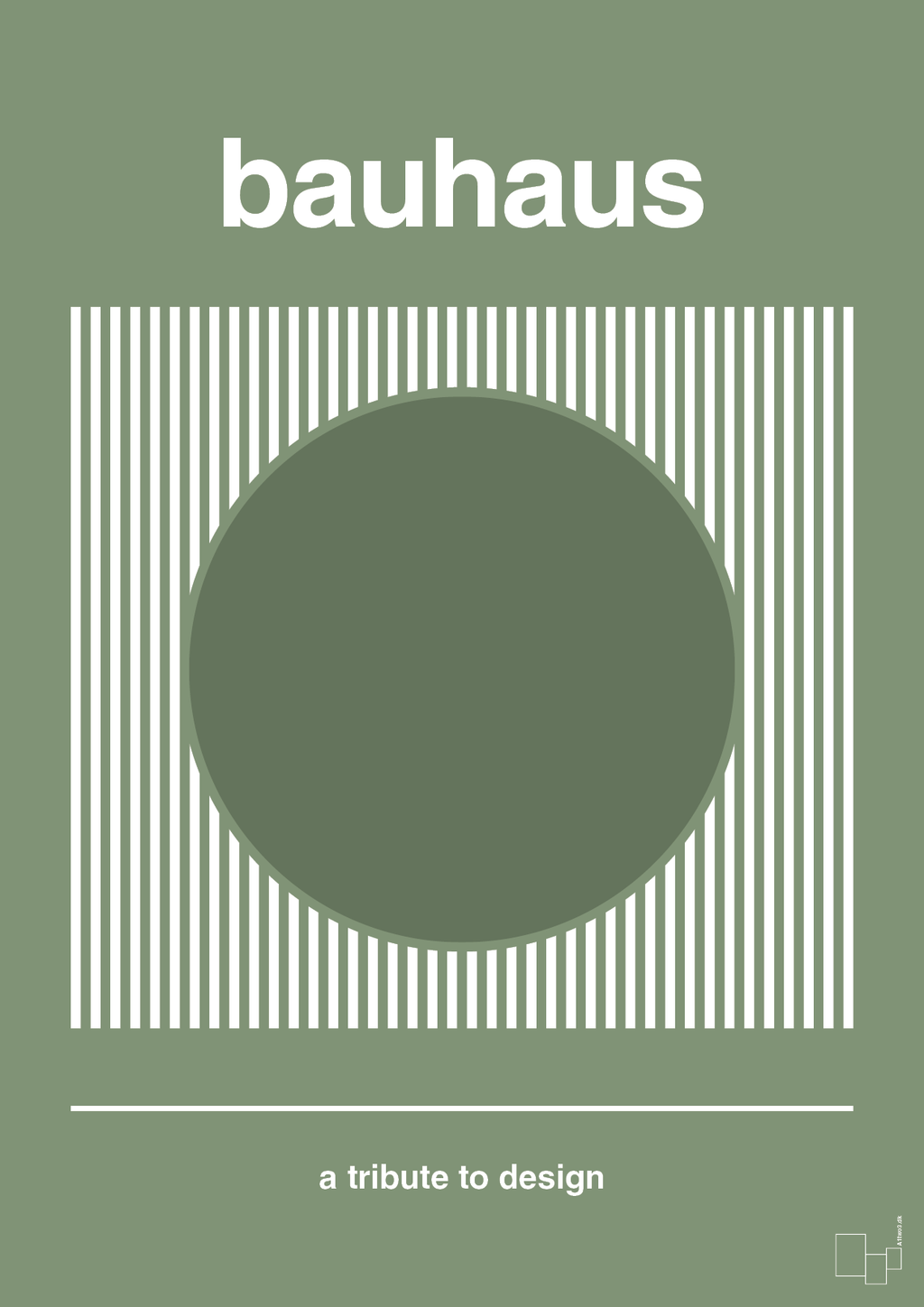 plakat: bauhaus #7 - jade-bauhaus-A1two3