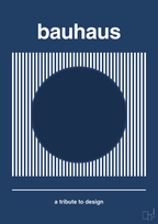 plakat: bauhaus #7 - lapis blue-bauhaus-A1two3