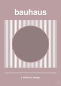 plakat: bauhaus #7 - light rose-bauhaus-A1two3