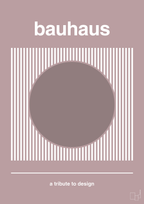 plakat: bauhaus #7 - light rose-bauhaus-A1two3