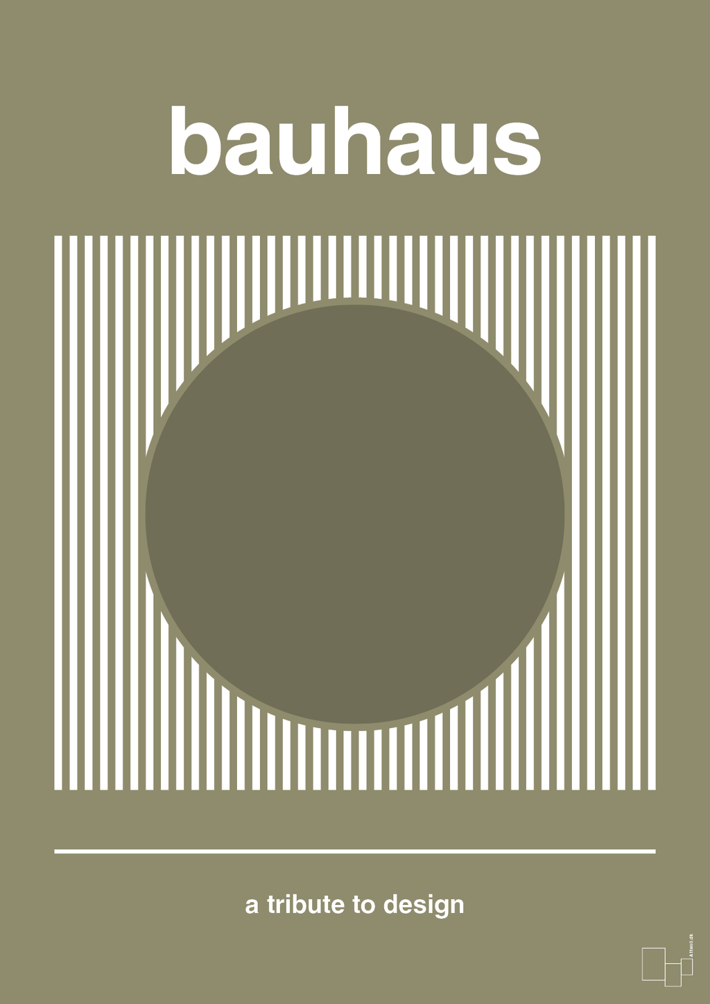plakat: bauhaus #7 - misty forrest-bauhaus-A1two3