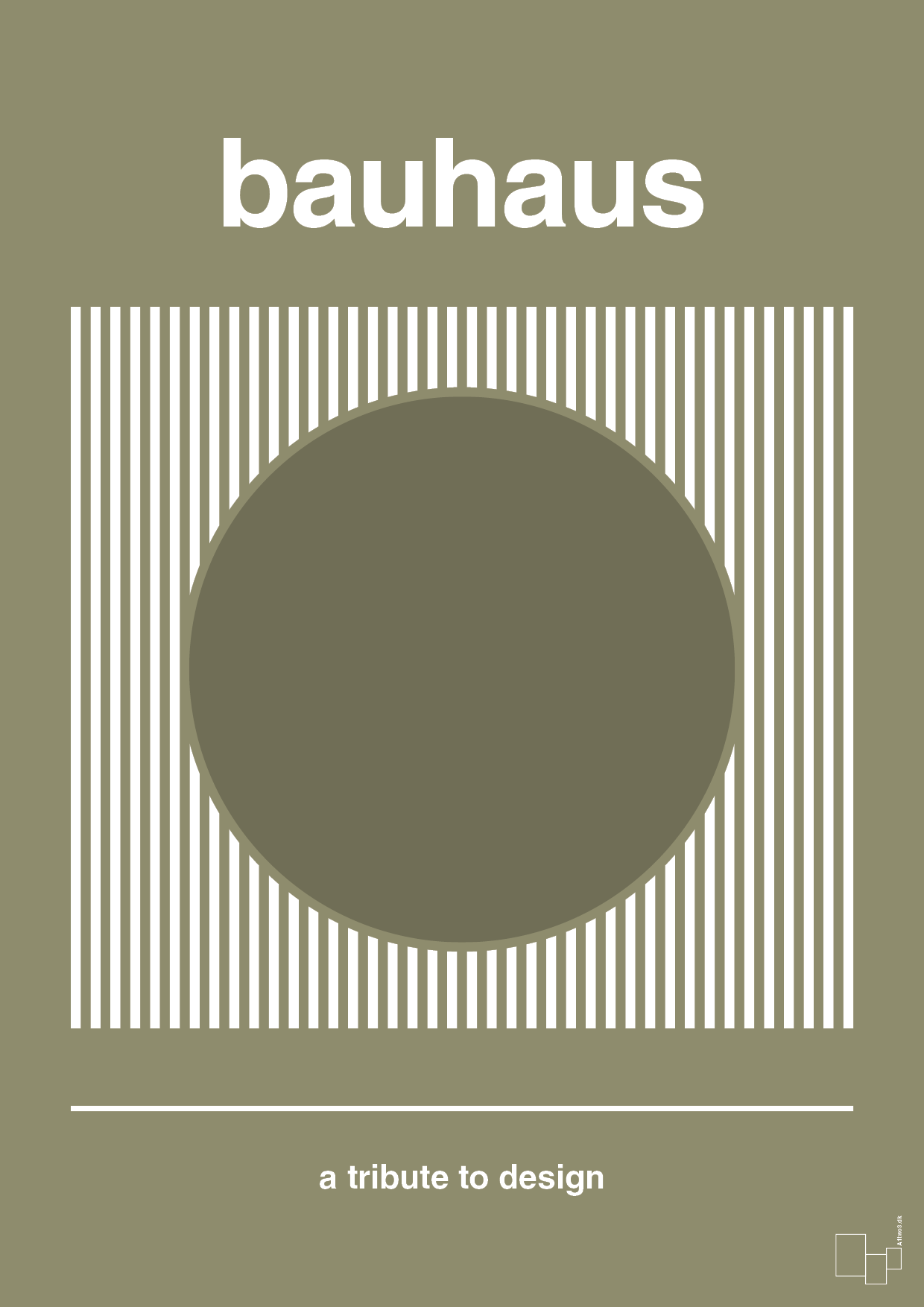plakat: bauhaus #7 - misty forrest-bauhaus-A1two3