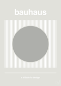 plakat: bauhaus #7 - painters white-bauhaus-A1two3