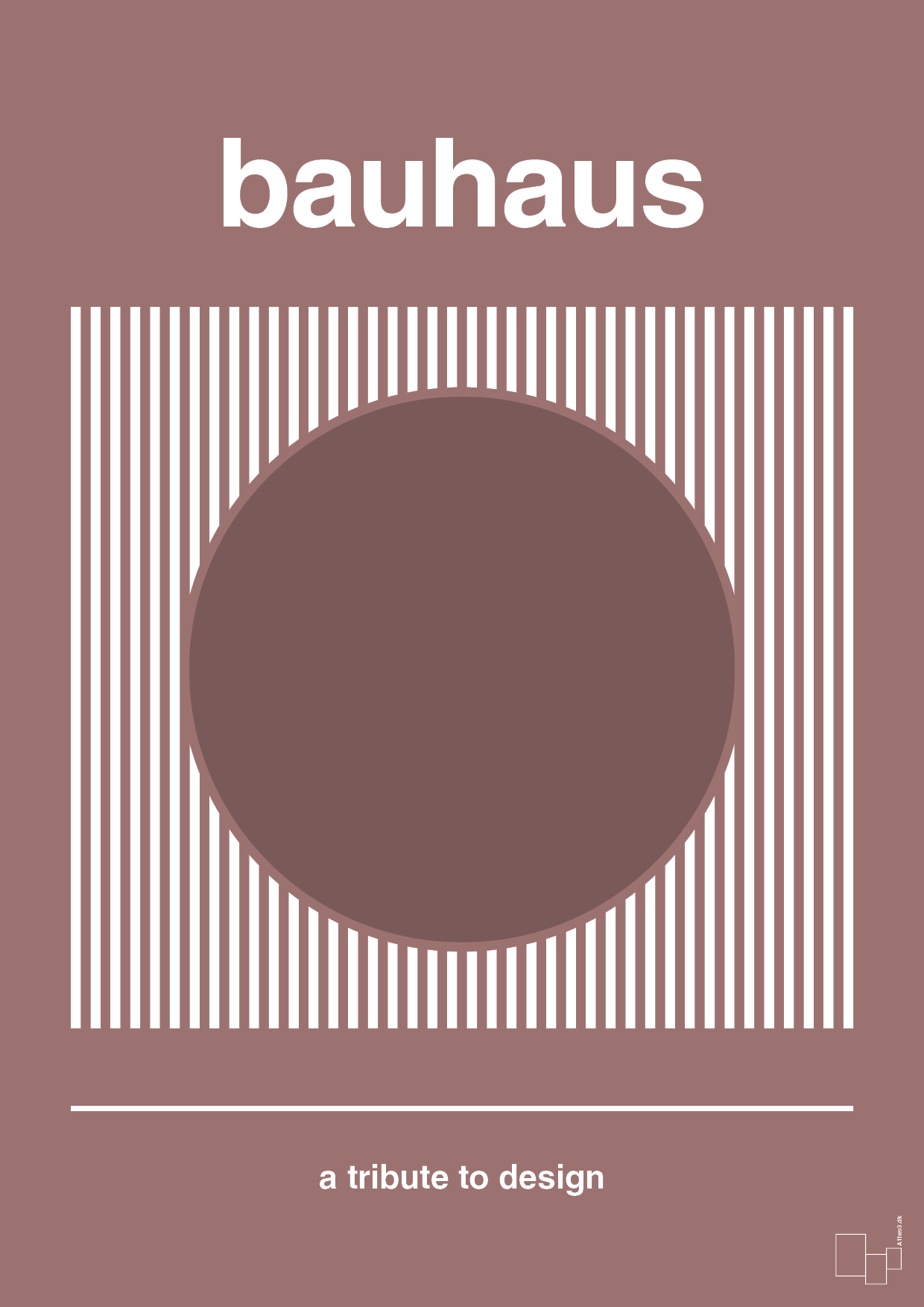 plakat: bauhaus #7 - plum-bauhaus-A1two3