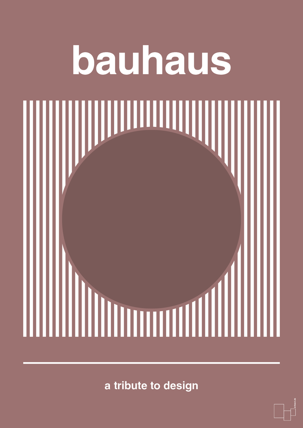 plakat: bauhaus #7 - plum-bauhaus-A1two3