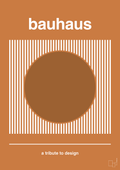 plakat: bauhaus #7 - rumba orange-bauhaus-A1two3
