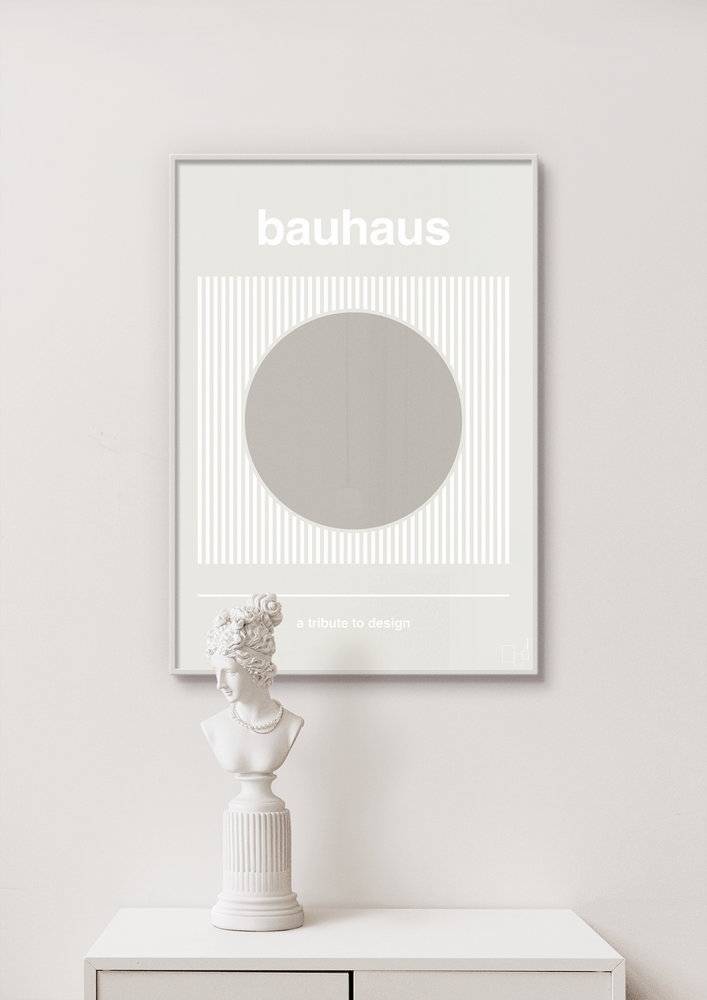 plakat: bauhaus #7 - dark brown-bauhaus-A1two3