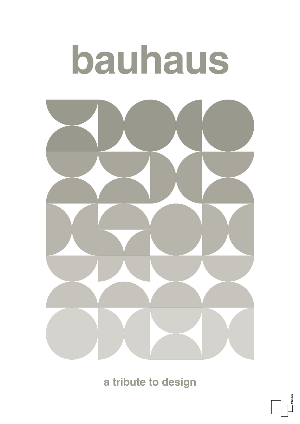 plakat: bauhaus #8 - battleship gray-bauhaus-A1two3