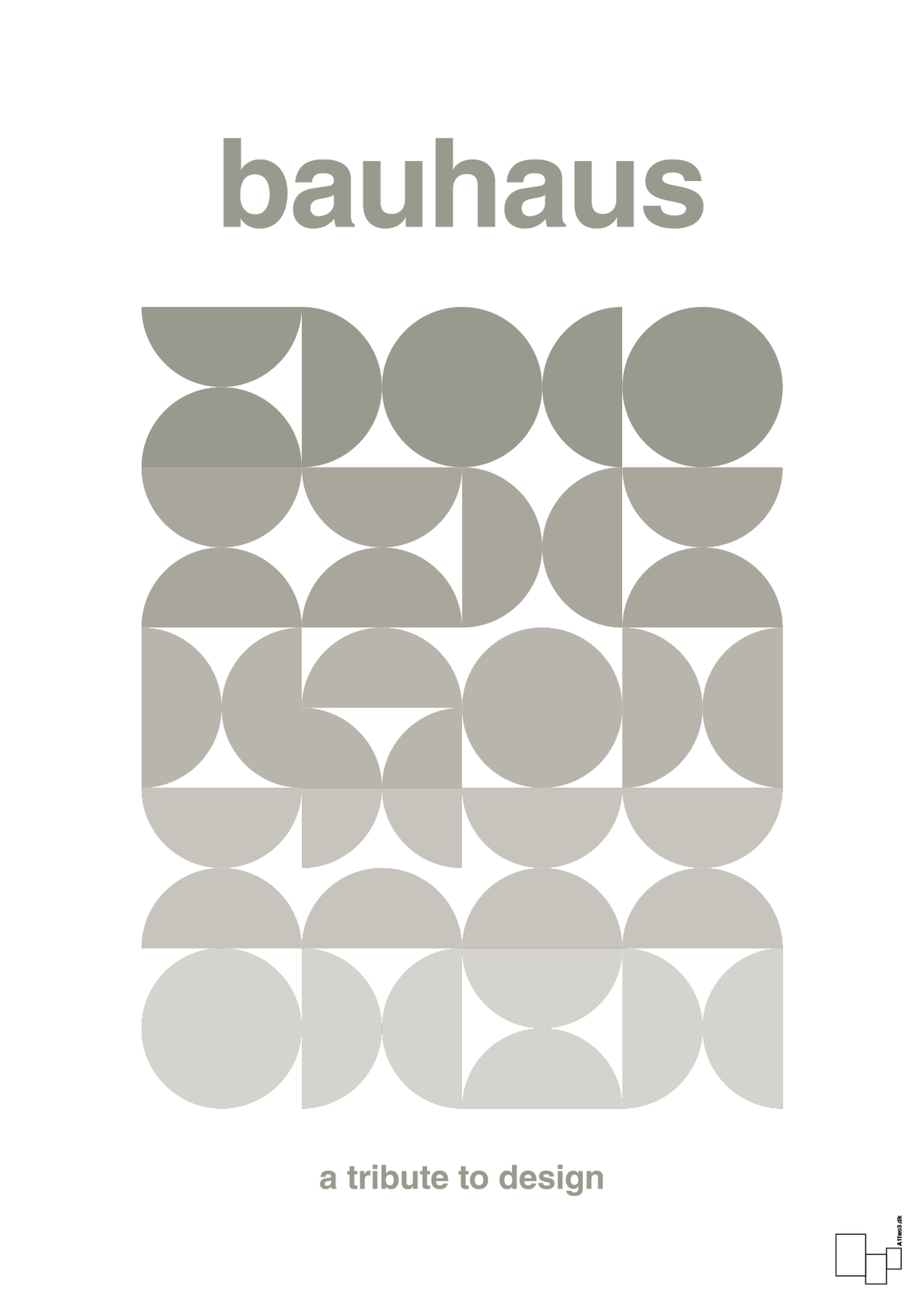 plakat: bauhaus #8 - battleship gray-bauhaus-A1two3