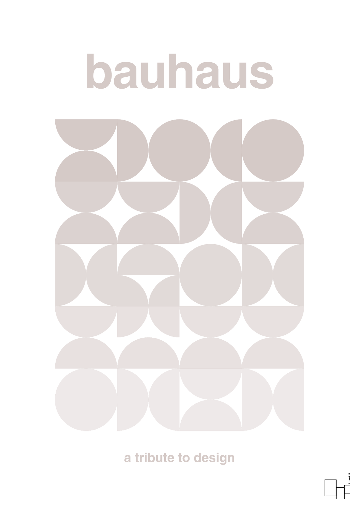 plakat: bauhaus #8 - broken beige-bauhaus-A1two3