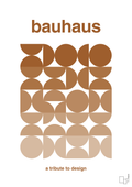 plakat: bauhaus #8 - cognac-bauhaus-A1two3