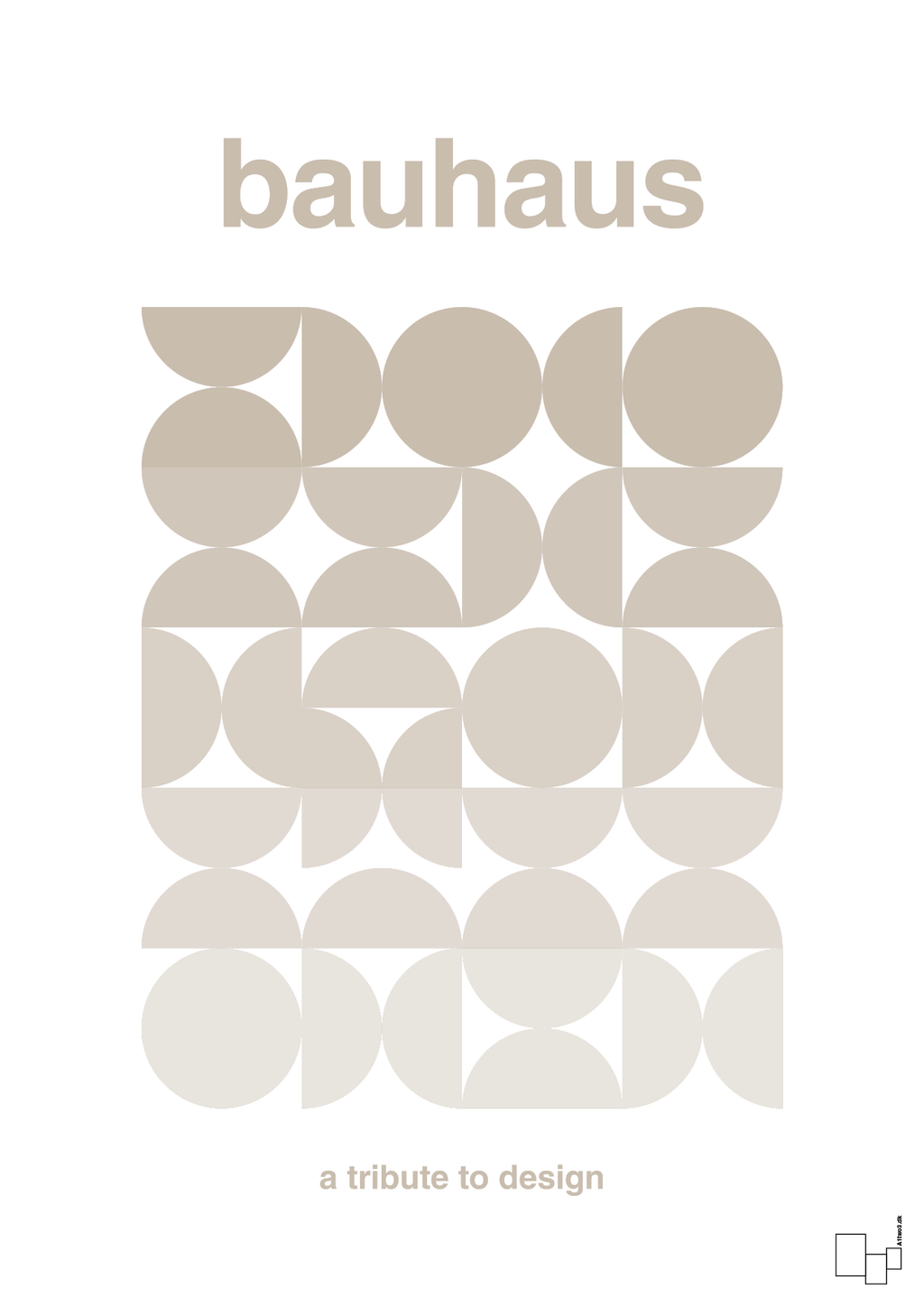 plakat: bauhaus #8 - creamy mushroom-bauhaus-A1two3