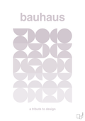 plakat: bauhaus #8 - dusty lilac-bauhaus-A1two3