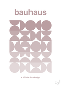 plakat: bauhaus #8 - light rose-bauhaus-A1two3